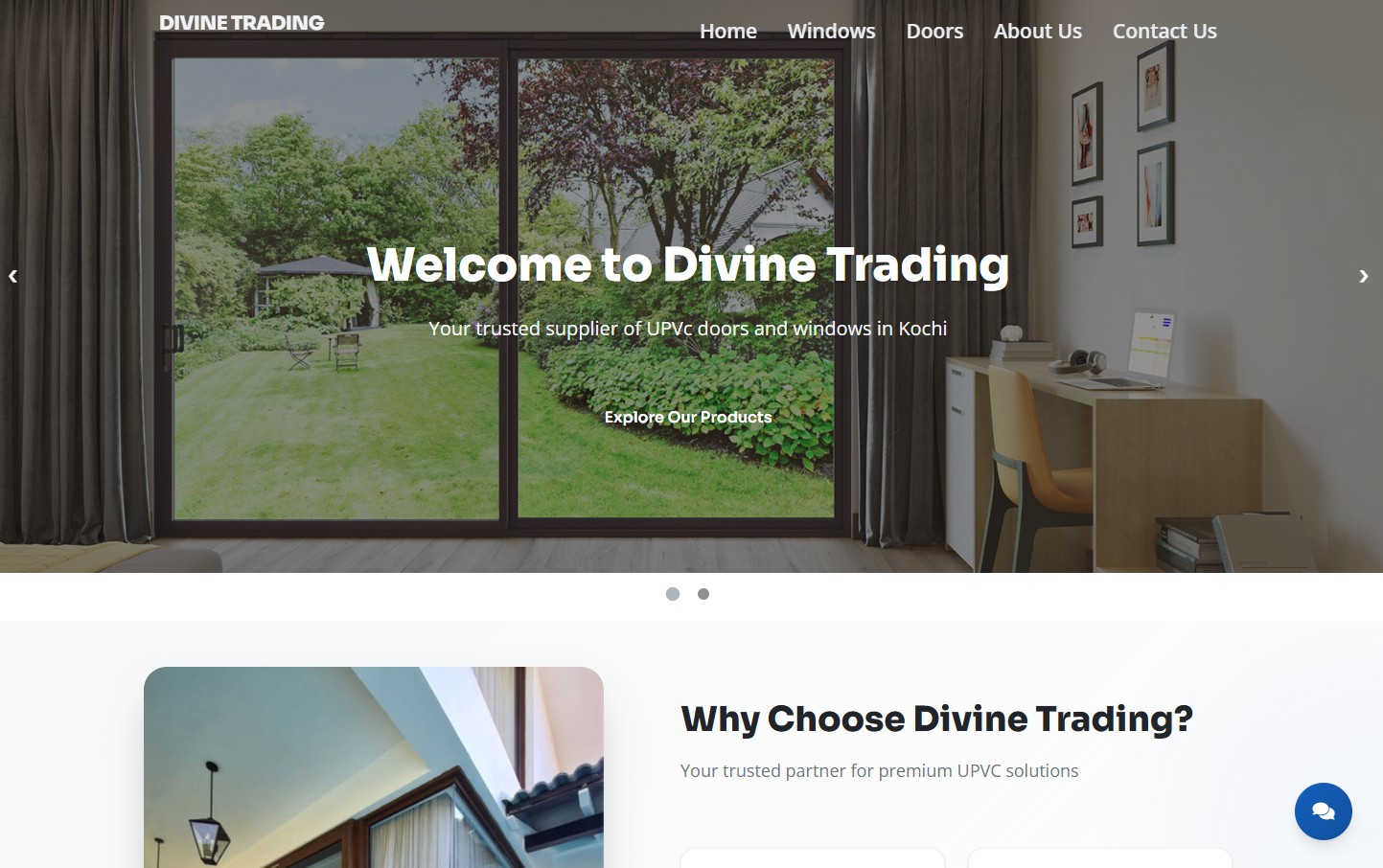 Divine Trading Website